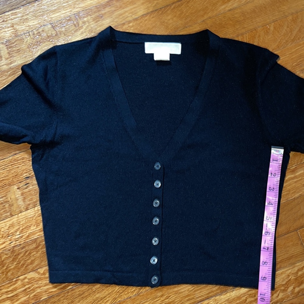 MICHAEL Michael Kors black crop cardigan - Picture 4 of 6